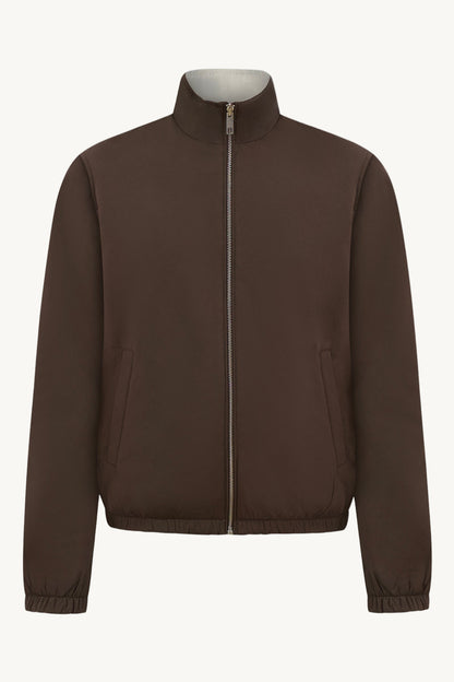 BROWN/ BEIGE REVERSIBLE JACKET
