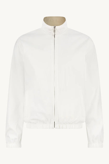 BEIGE/WHITE REVERSIBLE JACKET