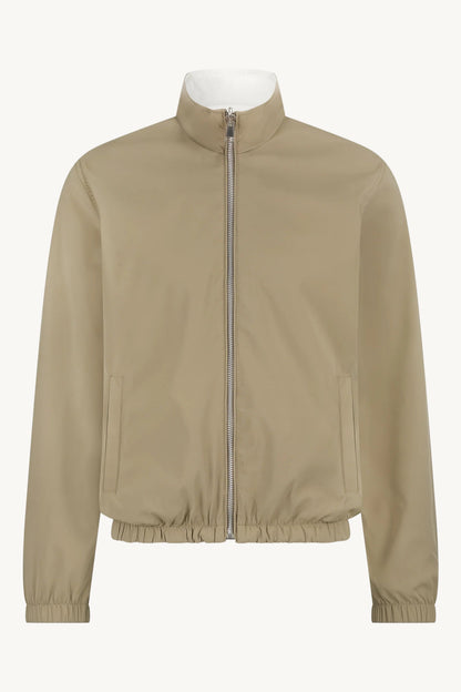 BEIGE/WHITE REVERSIBLE JACKET