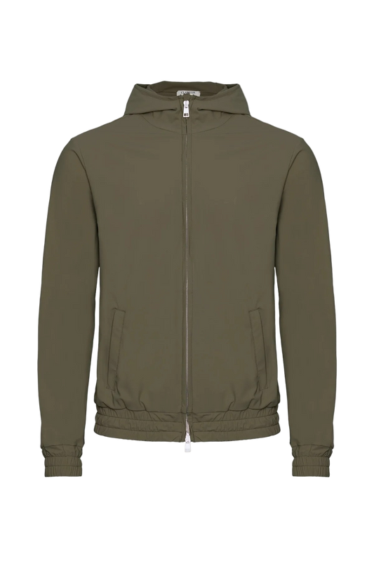 DARK GREEN HOODED TECH SUIT