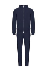 MIDNIGHT BLUE HOODED TECH SUIT