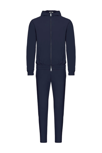 MIDNIGHT BLUE HOODED TECH SUIT