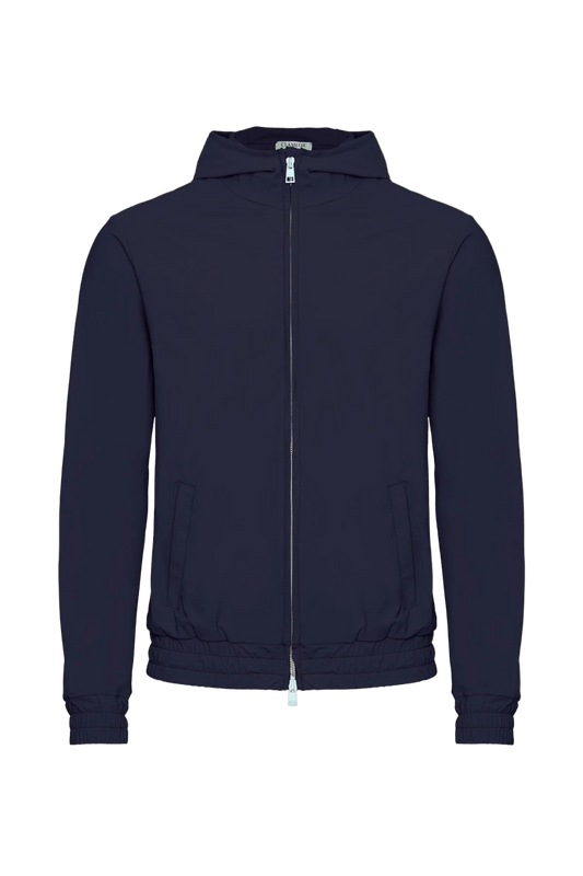 MIDNIGHT BLUE HOODED TECH SUIT