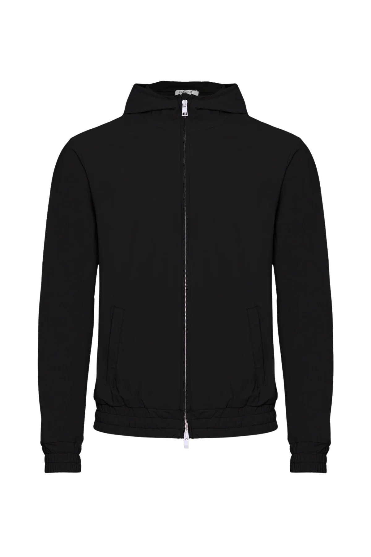 ONYX BLACK HOODED TECH SUIT