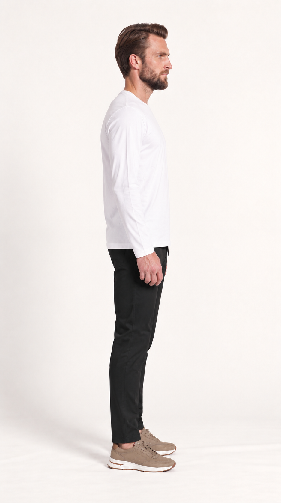INTERLOCK SUPIMA LONGSLEEVE | WHITE