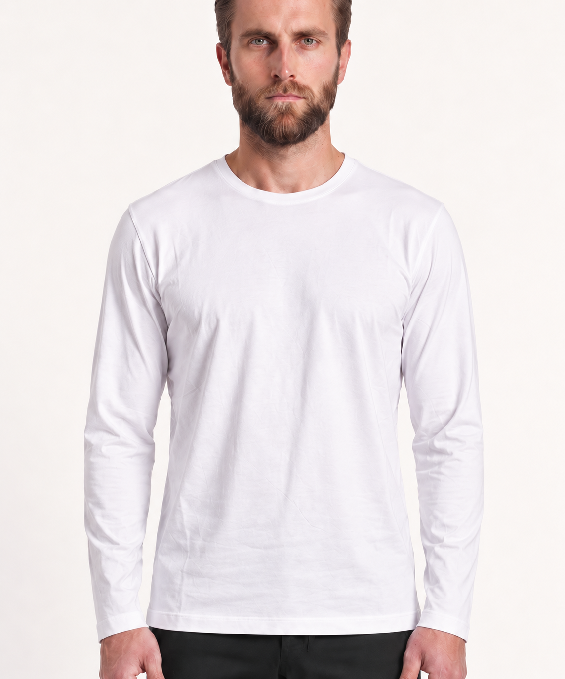 INTERLOCK SUPIMA LONGSLEEVE | WHITE