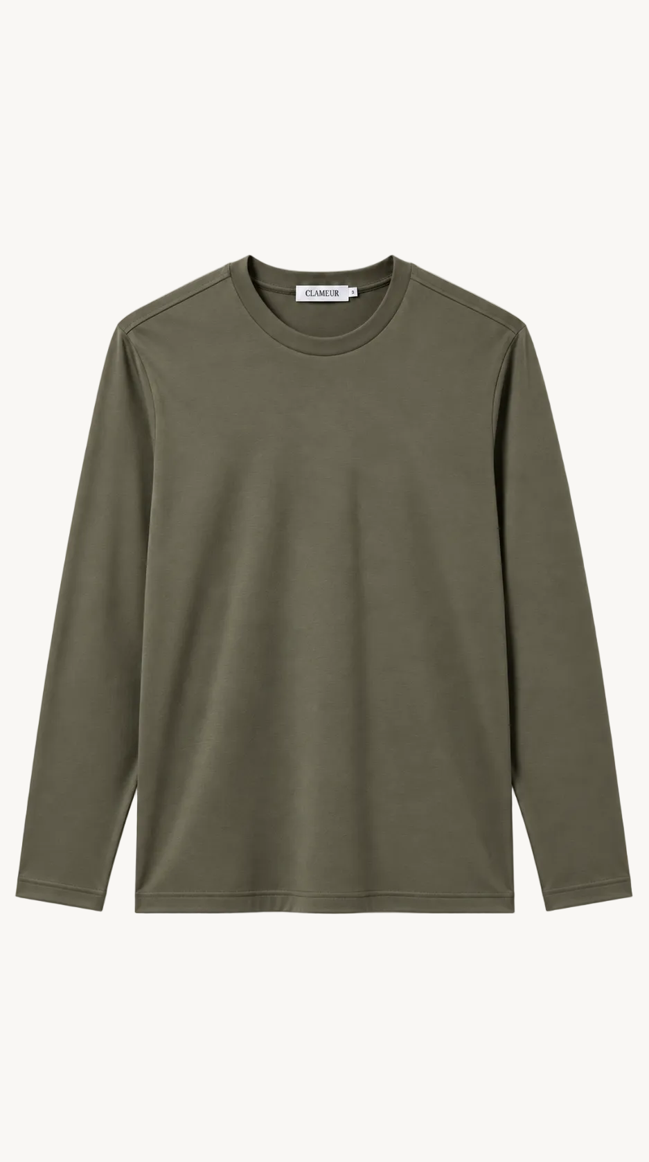 INTERLOCK SUPIMA LONGSLEEVE | DARK GREEN