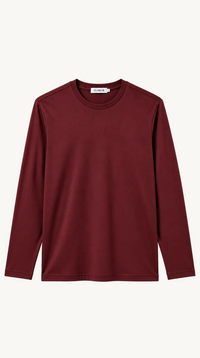 INTERLOCK SUPIMA LONGSLEEVE | ANCORA RED