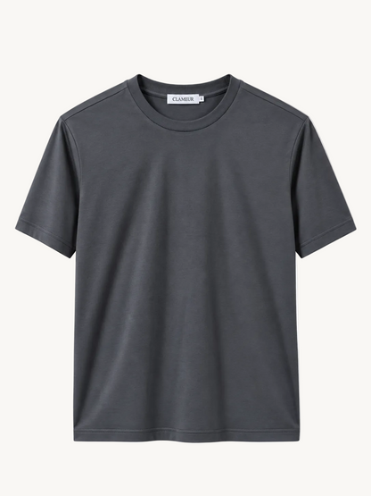 INTERLOCK SUPIMA T-SHIRT | GREY