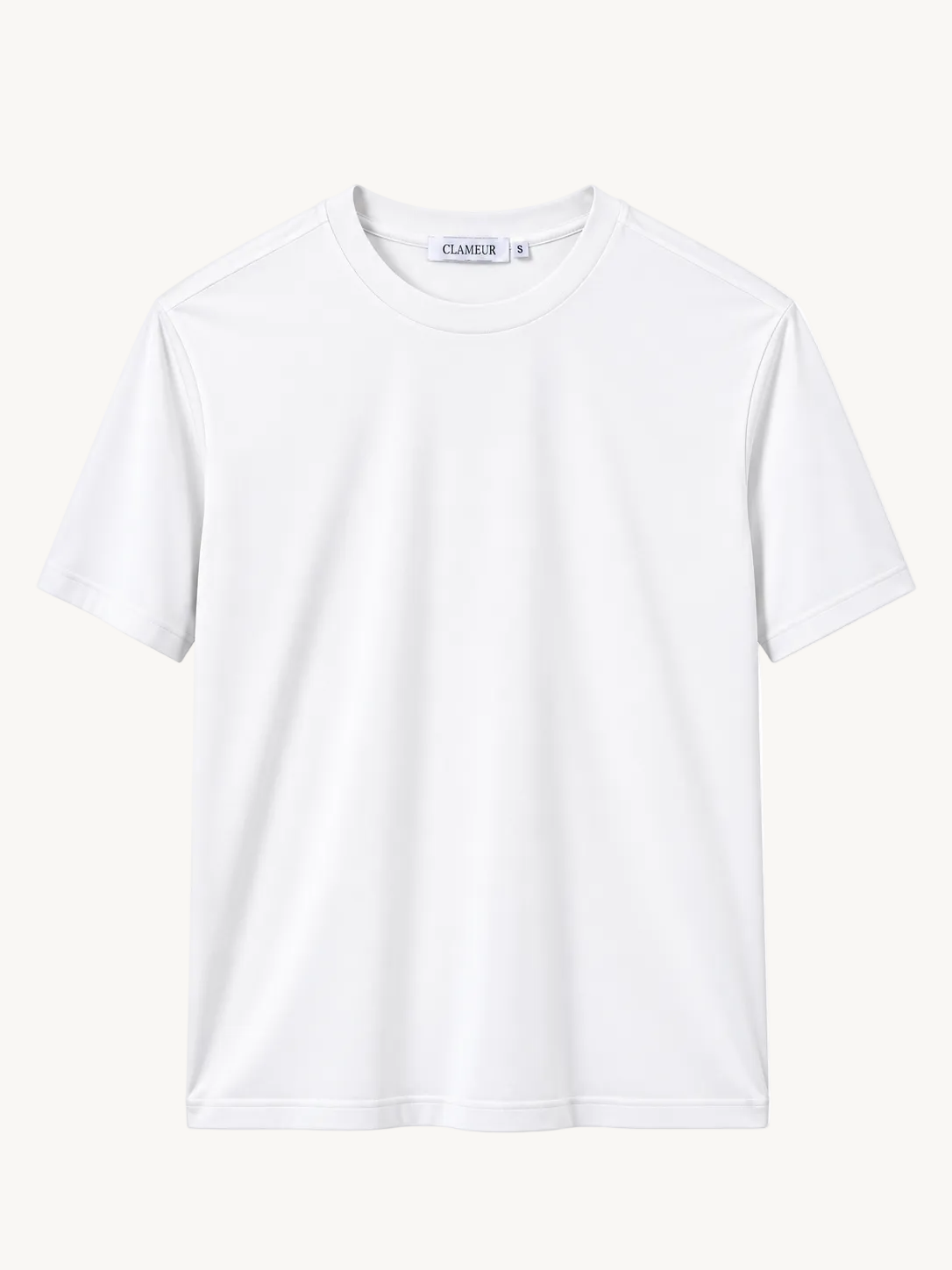 INTERLOCK SUPIMA T-SHIRT | WEISS