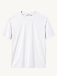 INTERLOCK SUPIMA T-SHIRT | WHITE