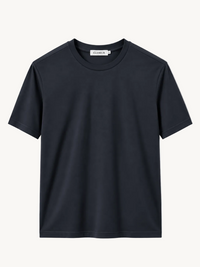 INTERLOCK SUPIMA T-SHIRT | NAVY BLUE
