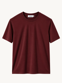 INTERLOCK SUPIMA T-SHIRT | ANCORA ROOD