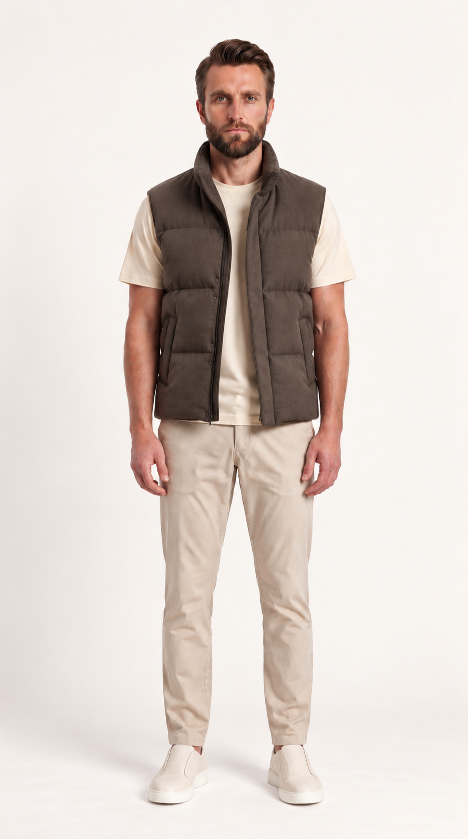 NOVA PUFFER VEST| BROWN