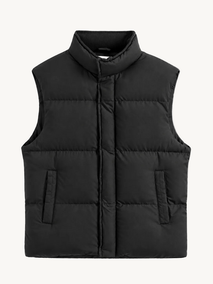 NOVA PUFFER VEST | ONXY BLACK