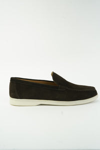 SATIN LUXE LOAFERS BROWN