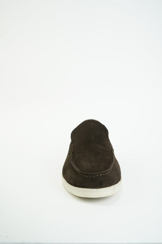 SATIN LUXE LOAFERS BROWN