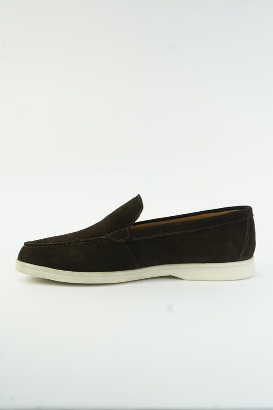 SATIN LUXE LOAFERS BROWN