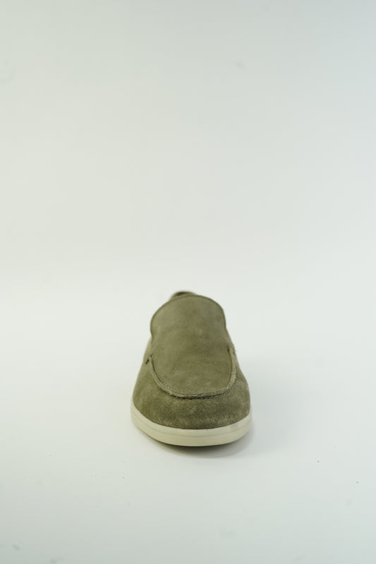 SATIN LUXE LOAFERES GREEN
