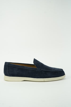SATIN LUXE LOAFERS NAVY