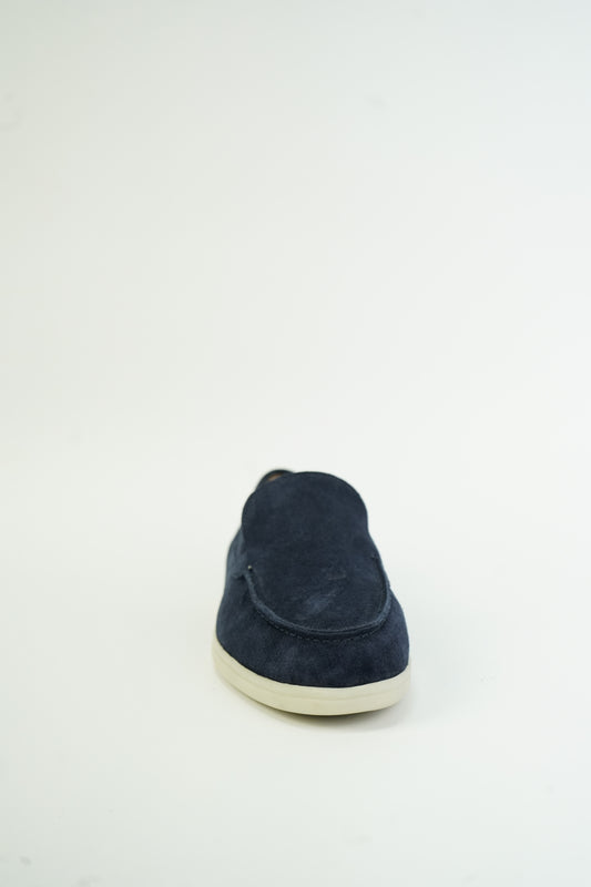 SATIN LUXE LOAFERS NAVY