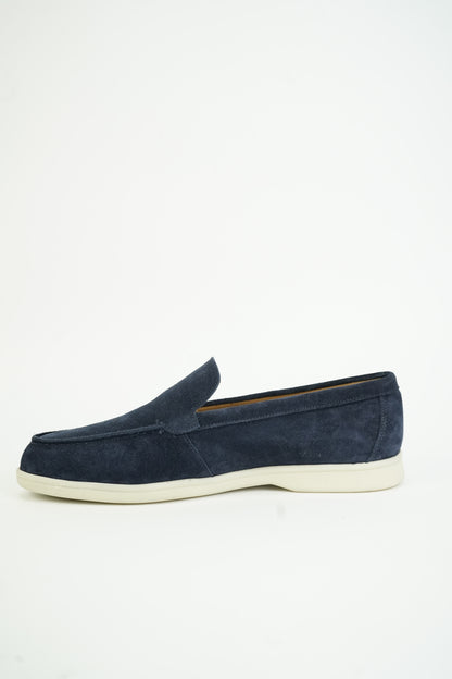 SATIN LUXE LOAFERS NAVY