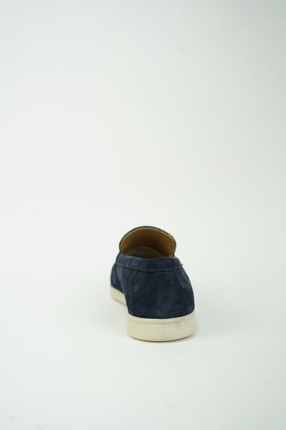 SATIN LUXE LOAFERS NAVY