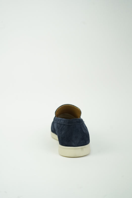 SATIN LUXE LOAFERS NAVY