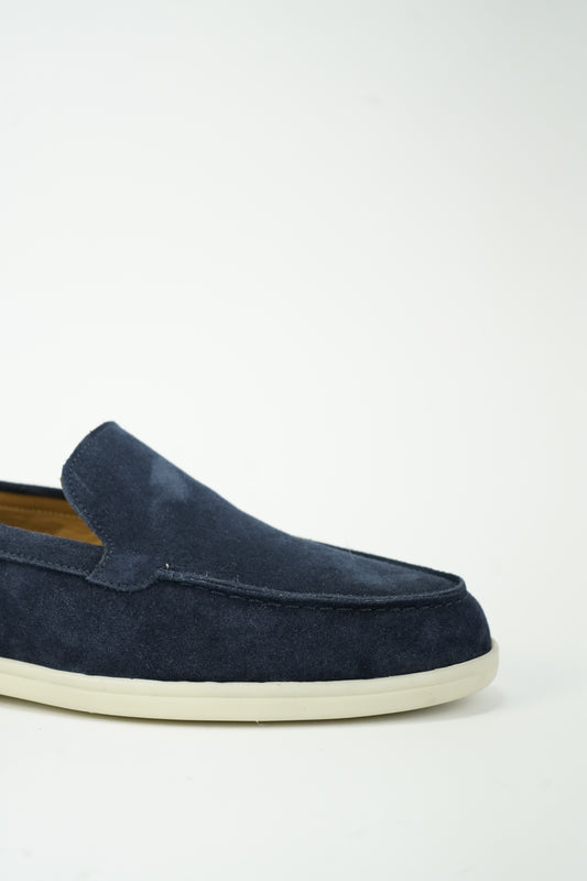 SATIN LUXE LOAFERS NAVY