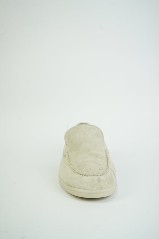 SATIN LUXE LOAFERS BEIGE