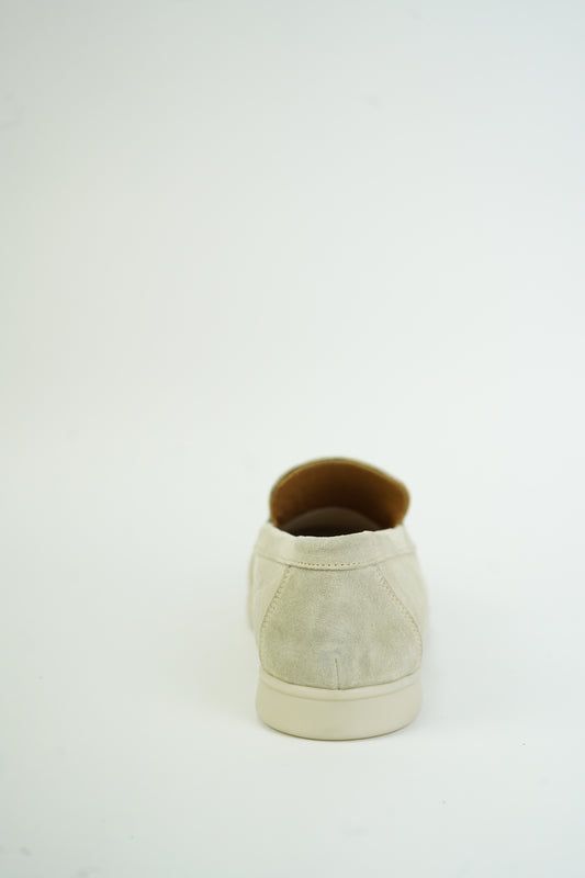 SATIN LUXE LOAFERS BEIGE