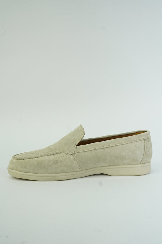 SATIN LUXE LOAFERS BEIGE