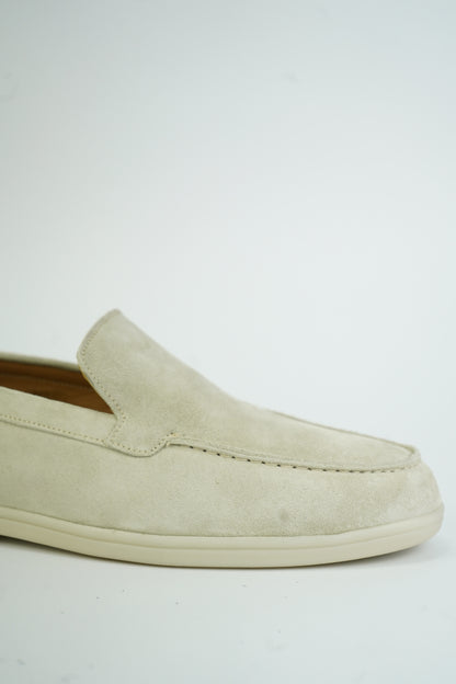 SATIN LUXE LOAFERS BEIGE