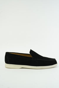 SATIN LUXE LOAFERS BLACK