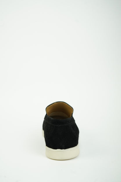 SATIN LUXE LOAFERS BLACK
