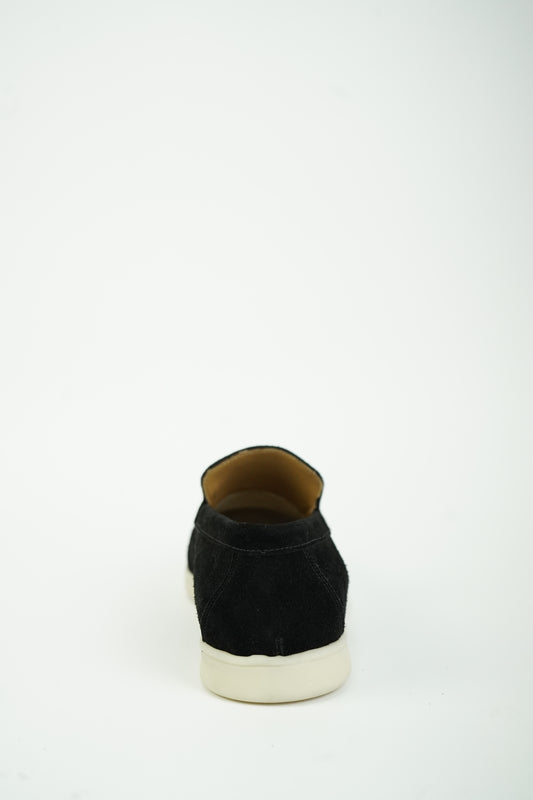 SATIN LUXE LOAFERS BLACK