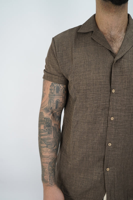 LINNEN SET BROWN