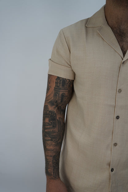 LINNEN SET BEIGE
