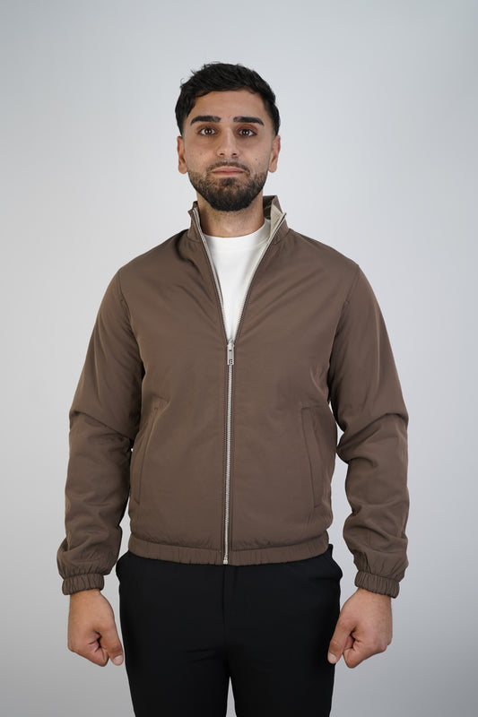 BROWN/ BEIGE REVERSIBLE JACKET