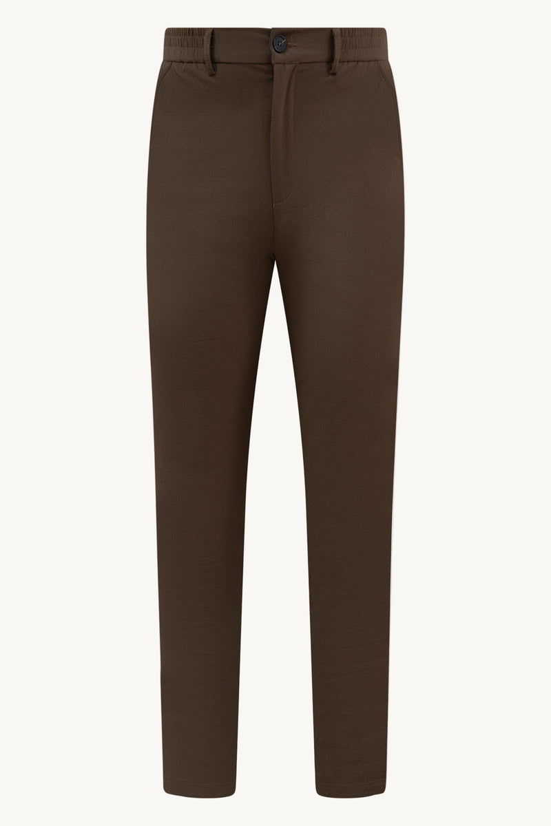 MOCHA BROWN SMART PANTS