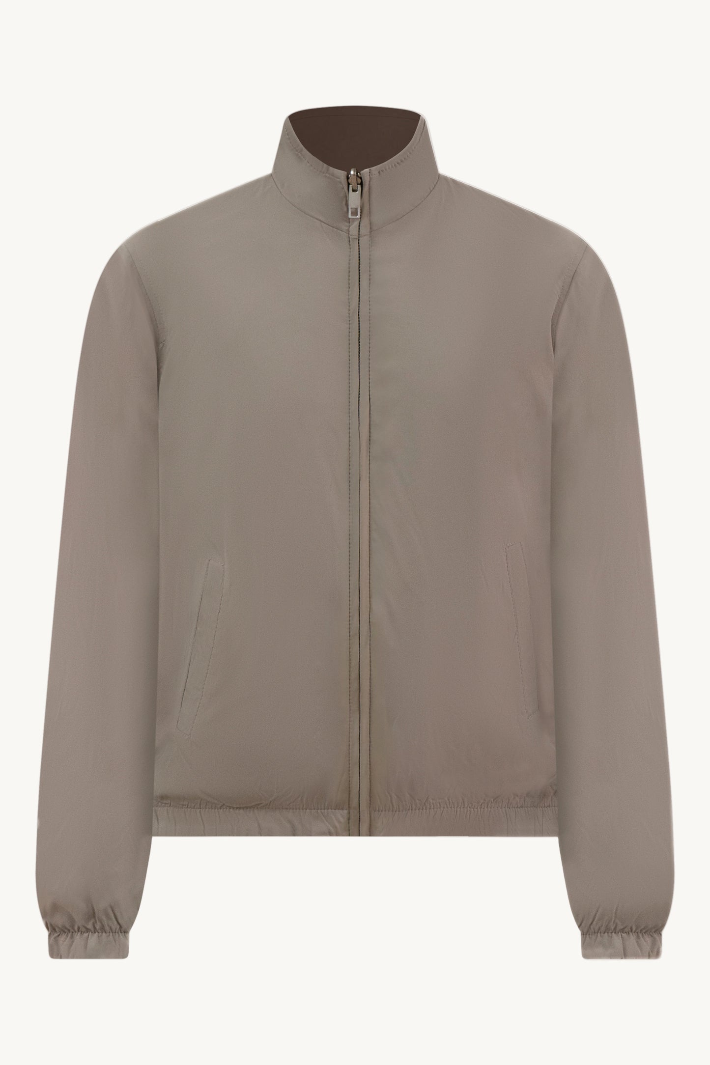 BROWN/ BEIGE REVERSIBLE JACKET