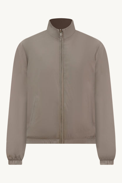 BROWN/ BEIGE REVERSIBLE JACKET