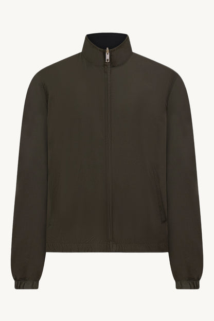 BLACK / GREEN REVERSIBLE JACKET