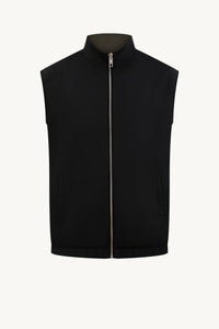 BLACK / GREEN REVERSIBLE BODYWARMER