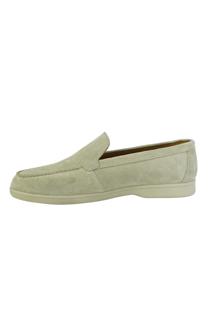 SATIN LUXE LOAFERS BEIGE