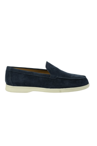 SATIN LUXE LOAFERS NAVY