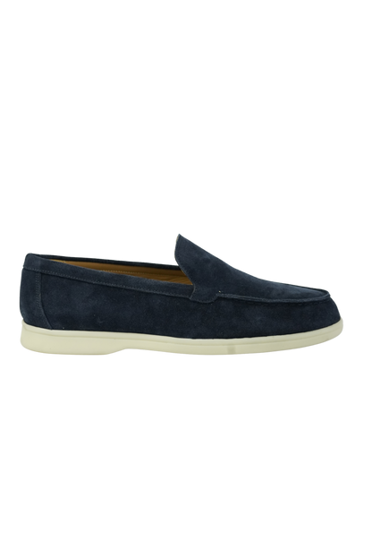 SATIN LUXE LOAFERS NAVY