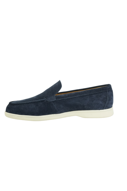 SATIN LUXE LOAFERS NAVY