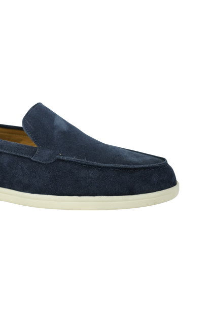 SATIN LUXE LOAFERS NAVY
