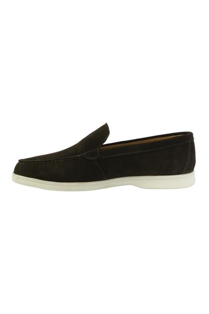 SATIN LUXE LOAFERS BROWN